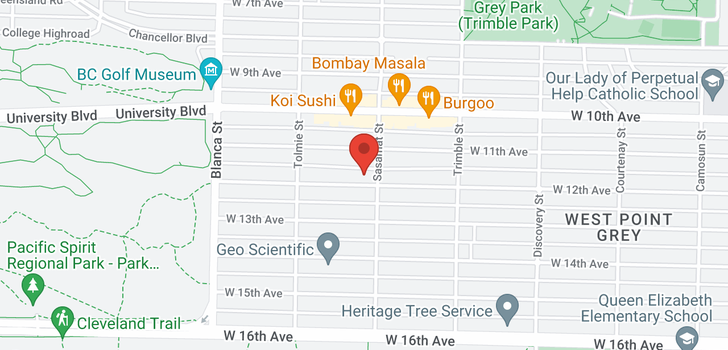 map of 4515 W 12TH AVENUE
